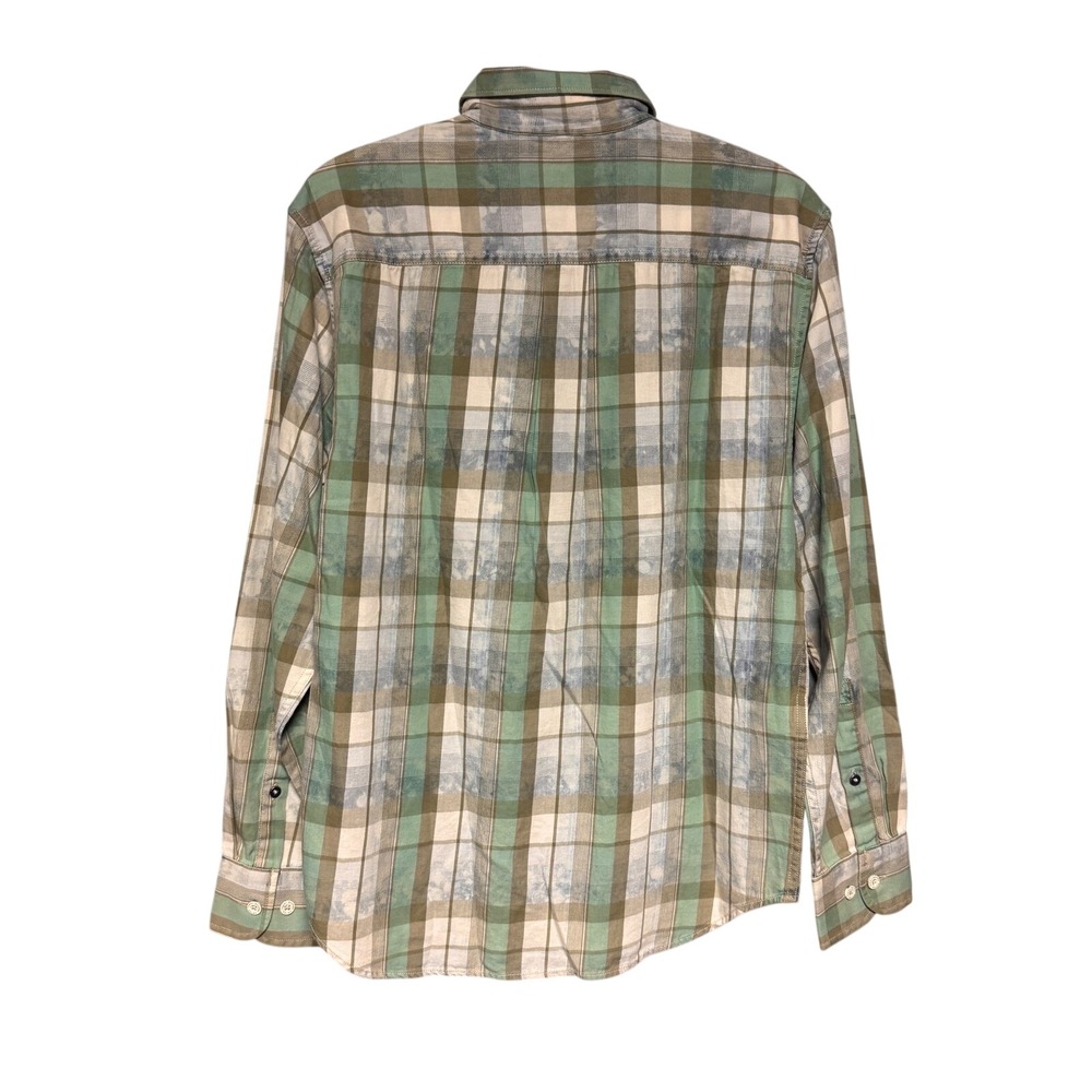 Tommy Bahama Mens Walkabout Plaid Shirt Air Blue Cotton Button Down ST325769 S - Picture 3 of 7
